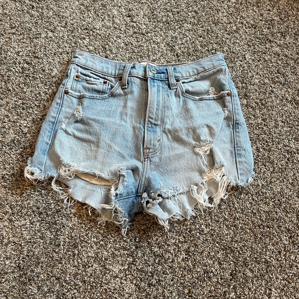 High rise mom short